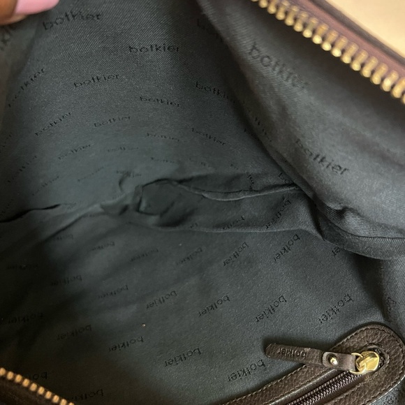 Botkier Chrystie Brown Genuine Leather Double Compartment Pockets Hobo Bag - Picture 8 of 12